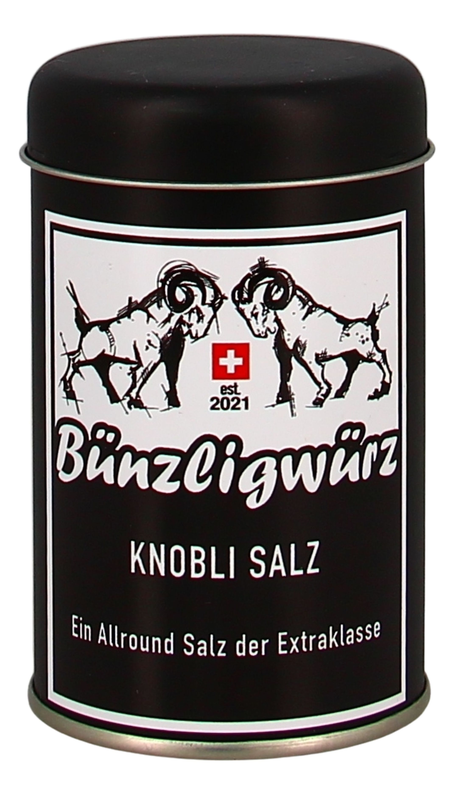 Bünzligwürz Knobli Salz Streuerdose 160g