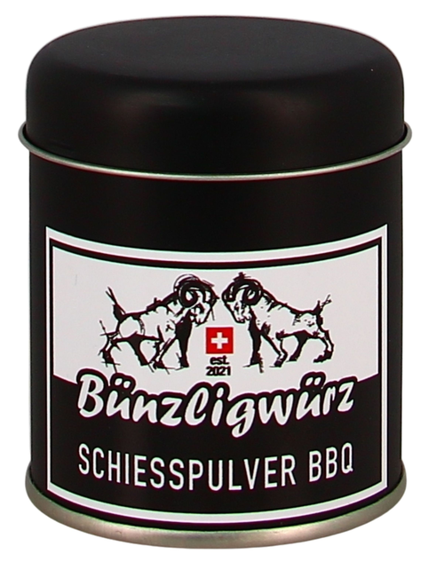Bünzligwürz Schiesspulver Streuerdose 70g