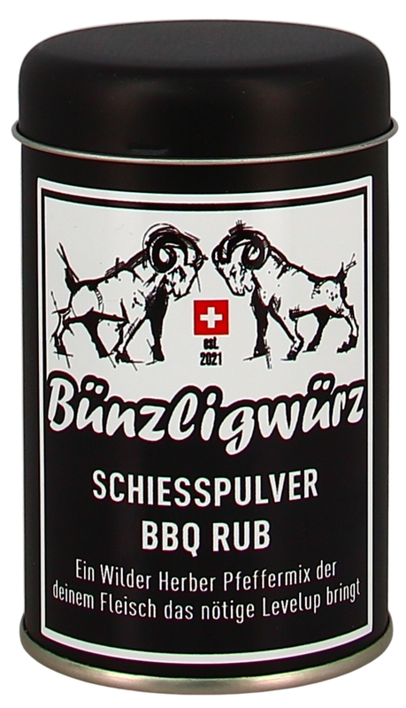 Bünzligwürz Schiesspulver Streuerdose 120g