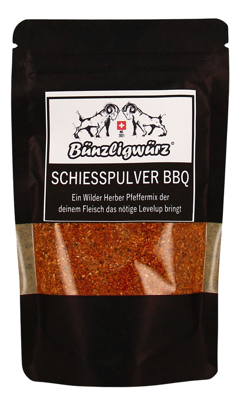 Bünzligwürz Schiesspulver BBQ Nachfüllbeutel 120g
