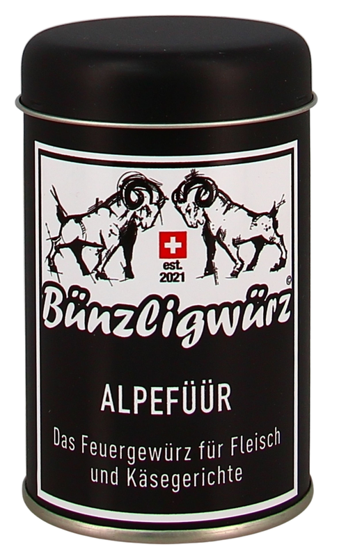 Bünzligwürz Alpefüür Streuerdose 120g