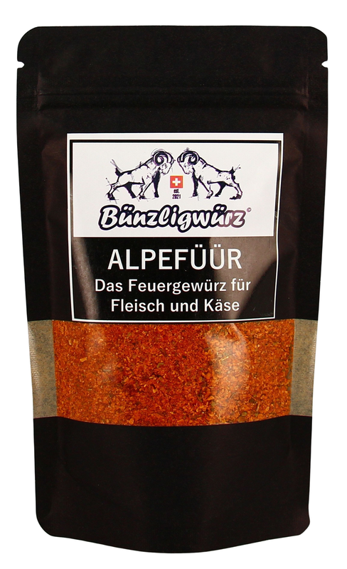 Bünzligwürz Alpefüür Nachfüllbeutel 120g
