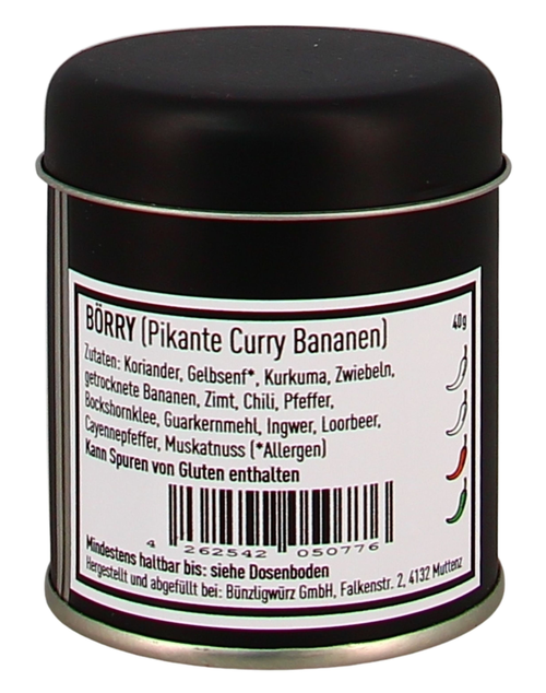 Bünzligwürz Börry Streuerdose 40g