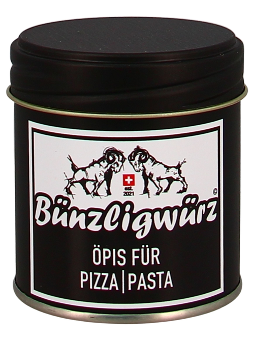 Bünzligwürz Öpis für Pizza/Pasta Streuerdose 30g