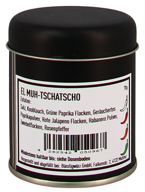 Bünzligwürz El MuH-Tschatscho Streuerdose 70g