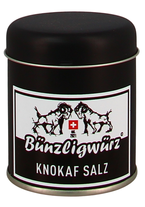 Bünzligwürz Knokaf Salz Streuerdose 90g