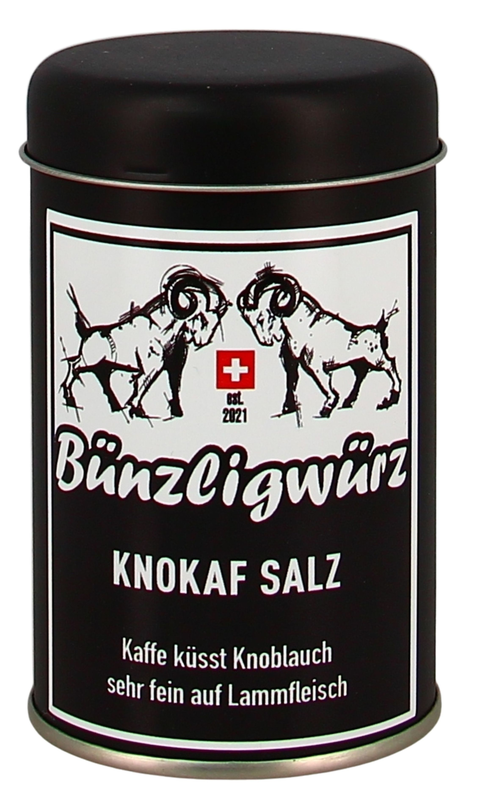 Bünzligwürz Knokaf Salz Streuerdose 160g