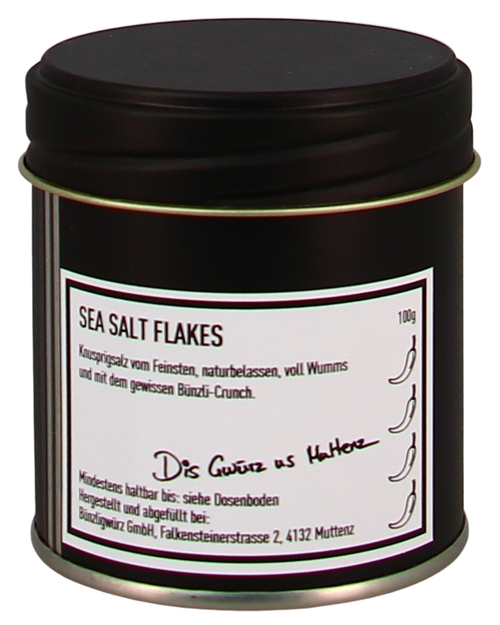 Bünzligwürz Sea Salt Flakes Streuerdose 100g