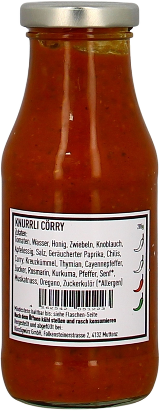 Bünzligwürz Knurrli Cörry 285g