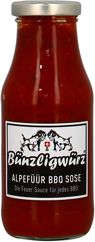 Bünzligwürz Alpefüür BBQ Sose 285g
