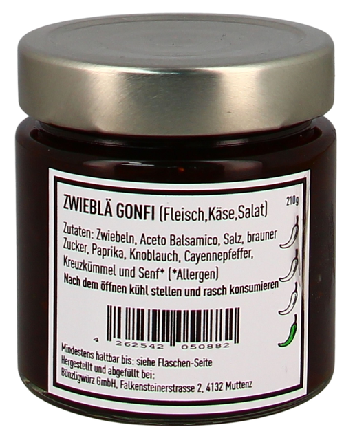 Bünzligwürz Zwieblä Gonfi 210g