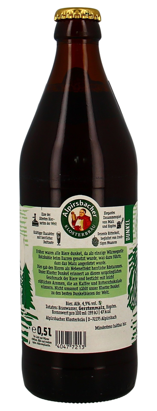 Alpirsbacher Klosterbräu Dunkel MW (Vorbestellung)
