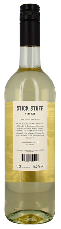 Stick Stoff Cuvée Weiss, Müller Thurgau
