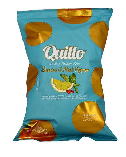 Chips Quillo Lemon & Pink Pepper 130g