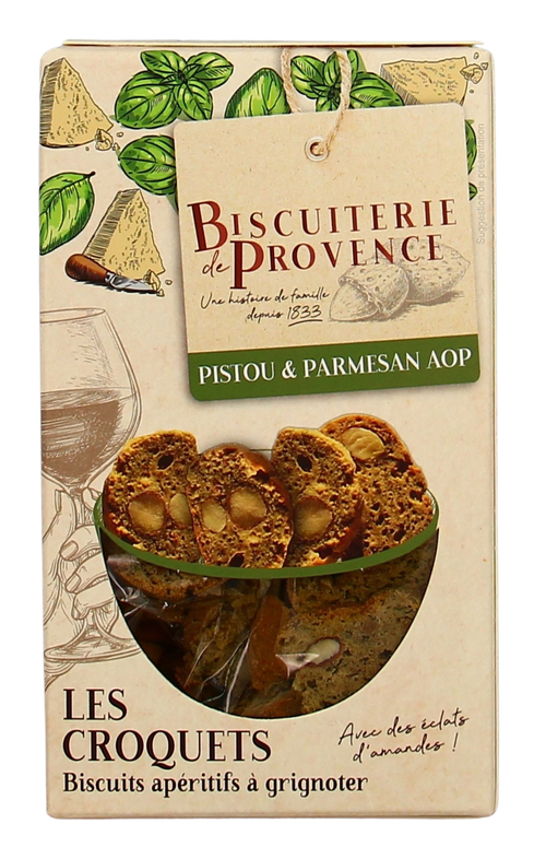 Les Croquets Pesto & Parmesan AOP 90g