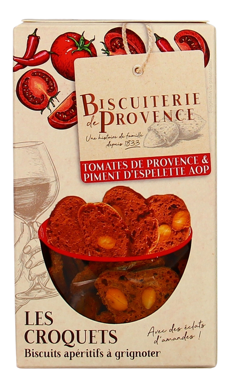 Les Croquets Tomates & Piment AOP 90g