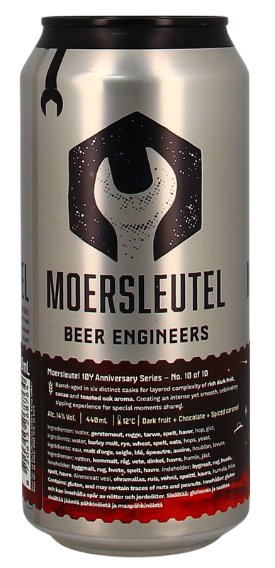 Moersleutel 10 years RECOVERY barrel aged stout Dose 
