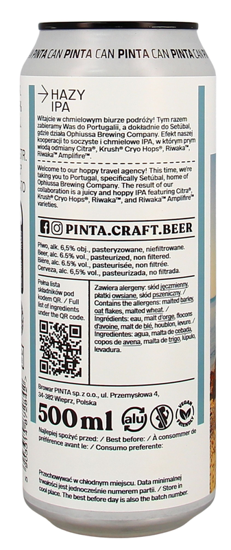 PINTA Discovery Setubal Hazy IPA Dose