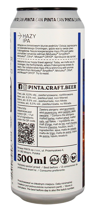 PINTA Discovery Groningen Hazy IPA Dose