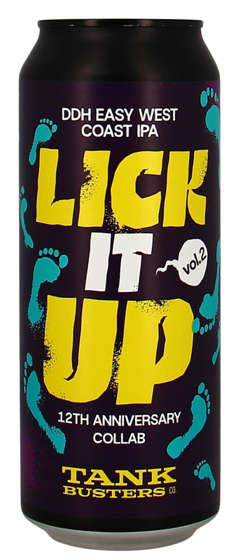Tankbusters Lick it Up DDH Easy West Coast IPA Dose