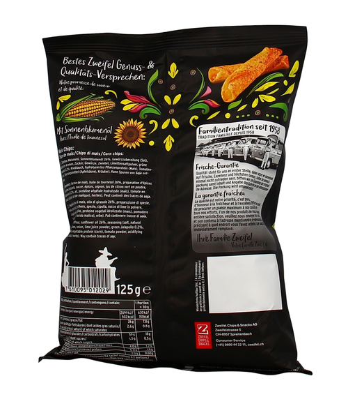 Zweifel Corn Taquitos Spicy Fajita 125g