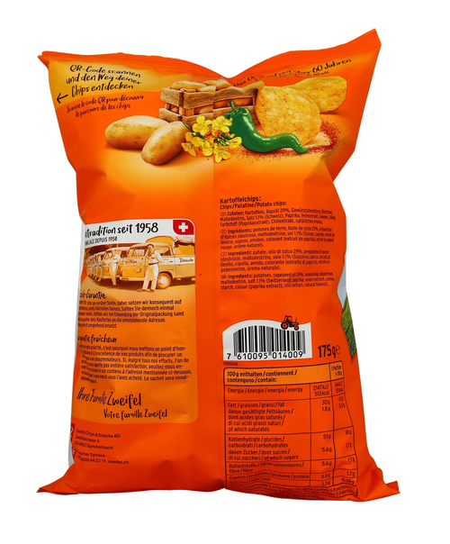 Zweifel Chips Paprika Original 175g