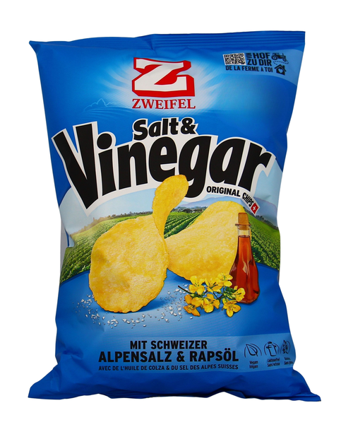 Zweifel Chips Salt & Vinegar Original 175g
