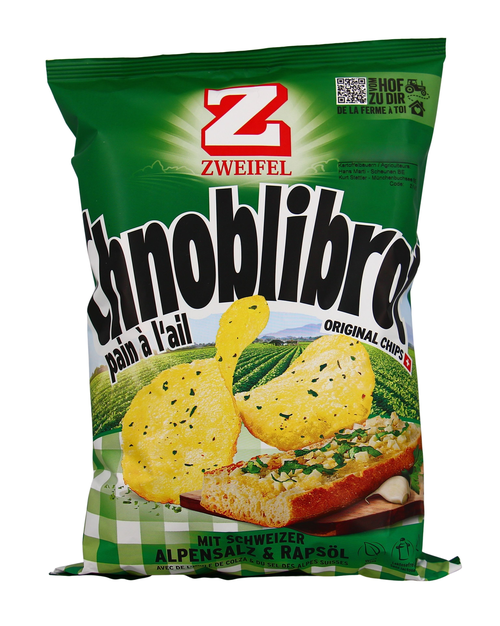 Zweifel Chips Chnoblibrot Original 175g
