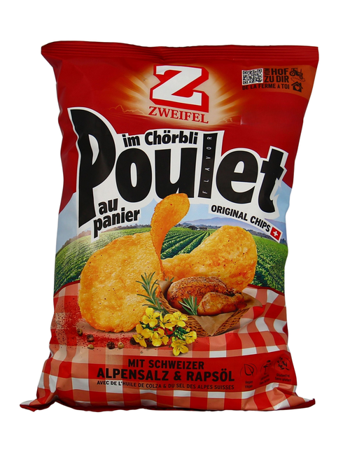 Zweifel Chips Poulet im Chörbli Original 175g