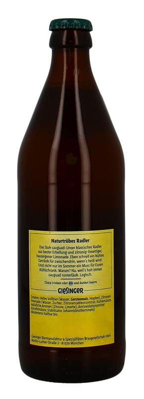 Giesinger Radler Naturtrüb MW  (Vorbestellung)