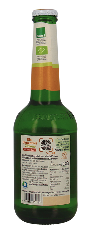 Lammsbräu Zitrone Alkoholfrei MW °Bio°