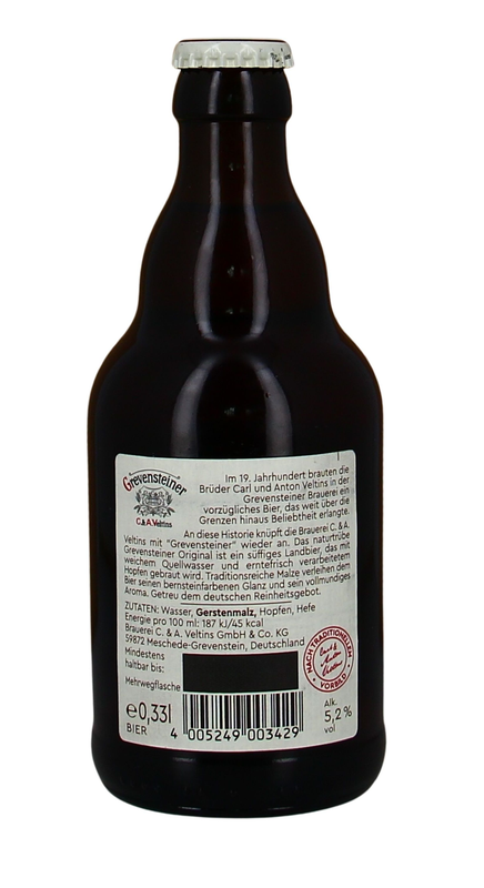 Grevensteiner Naturtrübes Landbier MW 33cl