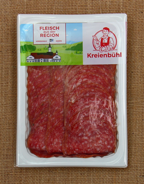 Salami CH geschnitten