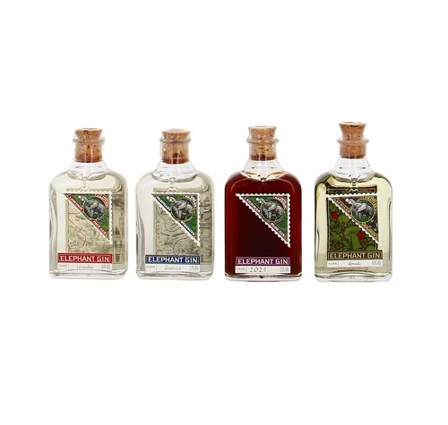 Elephant Gin Tasting Set (Dry, Sloe, Strength, African Explorer)
4x50ml