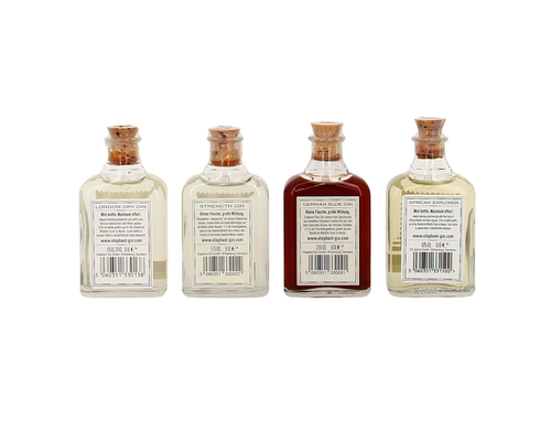 Elephant Gin Tasting Set (Dry, Sloe, Strength, African Explorer)
4x50ml