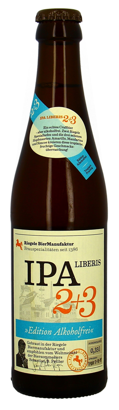 Riegele IPA Liberis 2+3 MW 