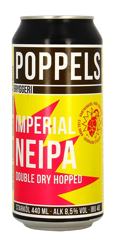 Poppels Imperial NEIPA DDH Dose, Vegan 