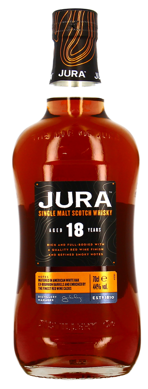 Isle of Jura Red Wine Finish 18 Years Singel Malt Whisky 
