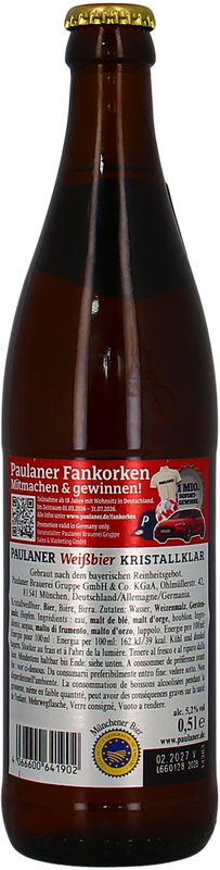Paulaner Kristallweizen MW (Vorbestellung)