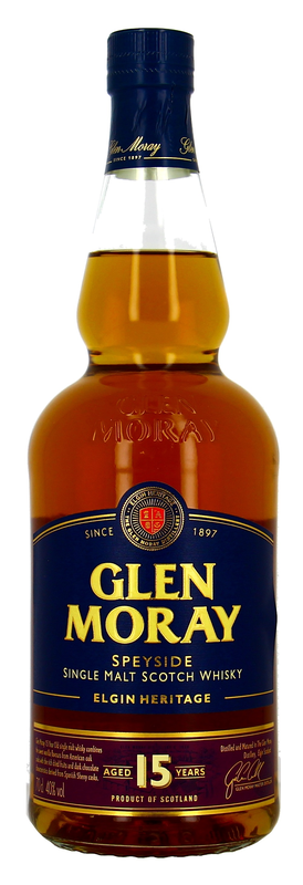 Glen Moray Single Malt Elgin Heritage 15 J.