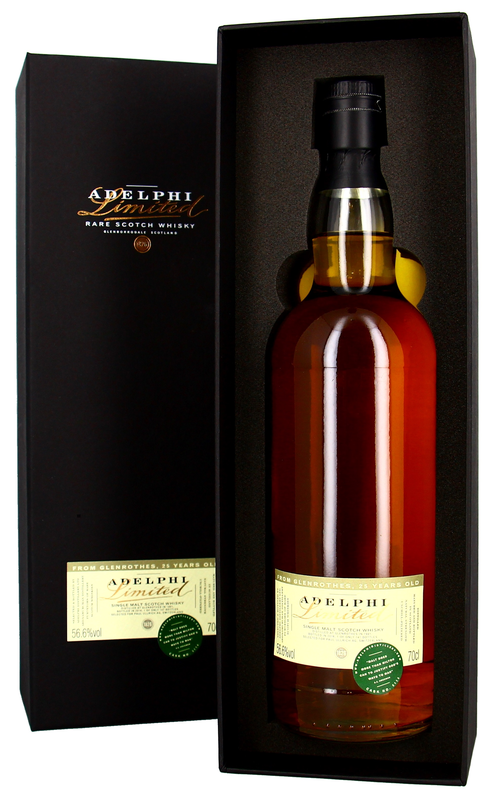 Glenrothes Single Malt Sherry Wood Adelphi Cask Strength 25 J.