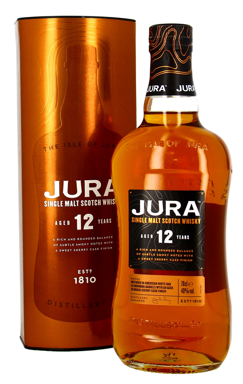 Isle of Jura Single Malt 12 J.
