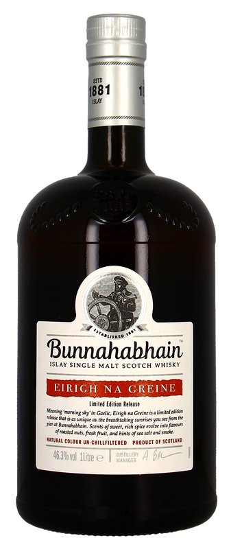 Bunnahabhain Single Malt Eirigh na Greine
Travel retail exclusive