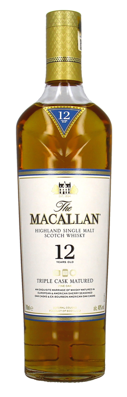 Macallan Single Malt Triple Cask 12J.