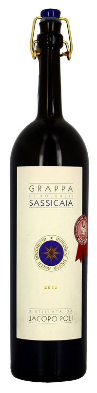 Poli, Grappa Sassicaia Barili San Guido