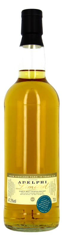 Highland Park Single Malt Bourbon Wood Adelphi Cask Strength 26 J.