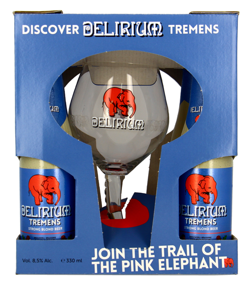 Delirium Geschenkkarton 4 Fl. & 1 Glas