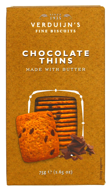 Verduijn`s Chocolate Thins Fine Biscuits   
