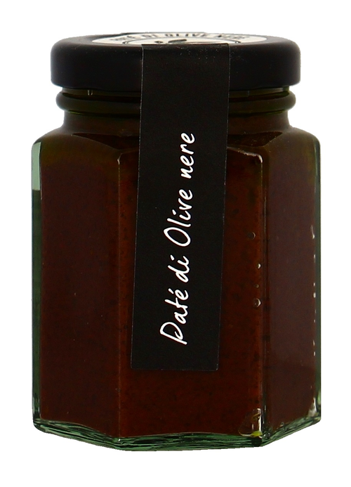 Paté aus schwarzen Oliven 100g, Casina Rossa