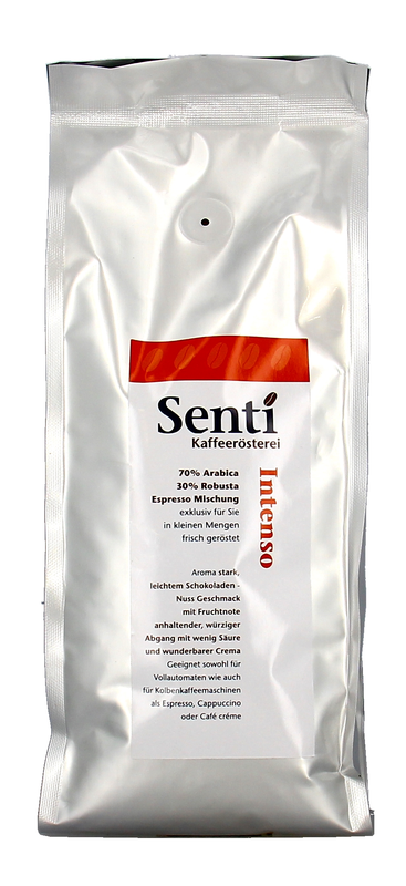 Kaffee Intenso 500g
Kaffeerösterei Senti